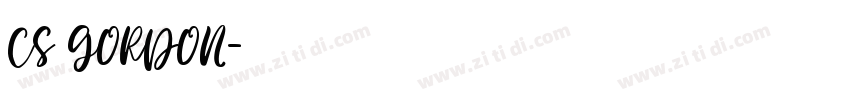 CS GORDON字体转换
